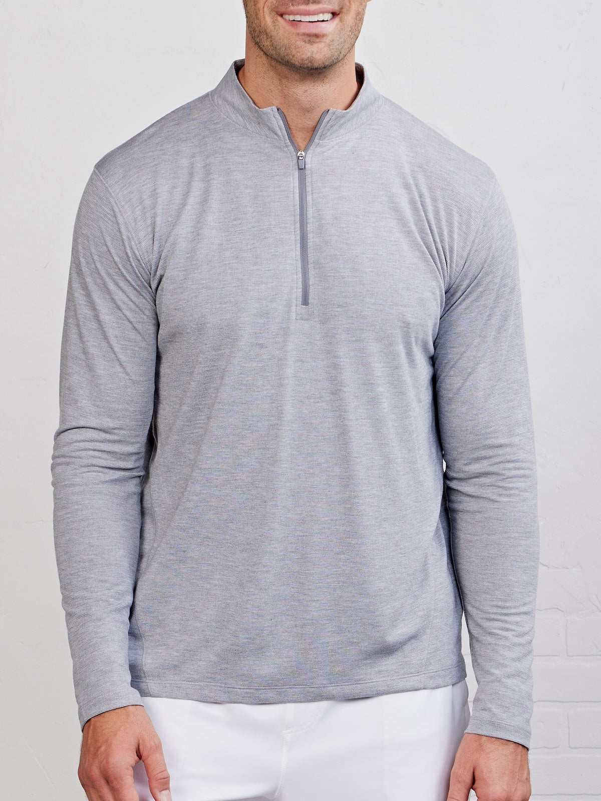 BRIEFING PANEL MESH MOCK NECK（RLX FIT／M） MicroAir Performance Mesh 1/4 Zip – tasc Performance