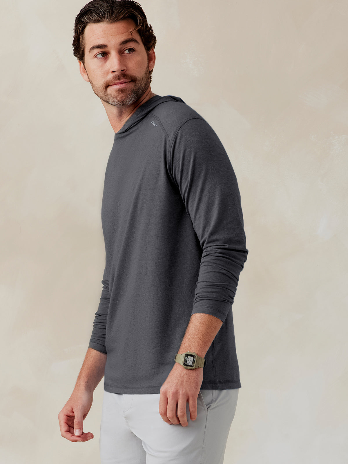 Carrollton LS Hood - tasc Performance (IronHeather)