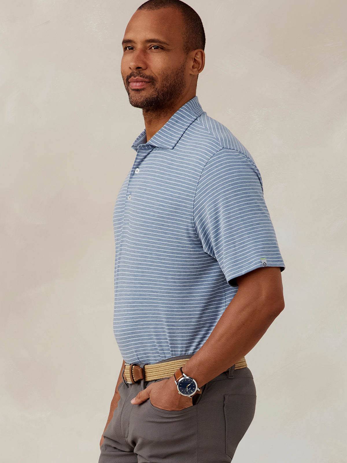 Cloud Polo - Brookline Stripe – tasc Performance
