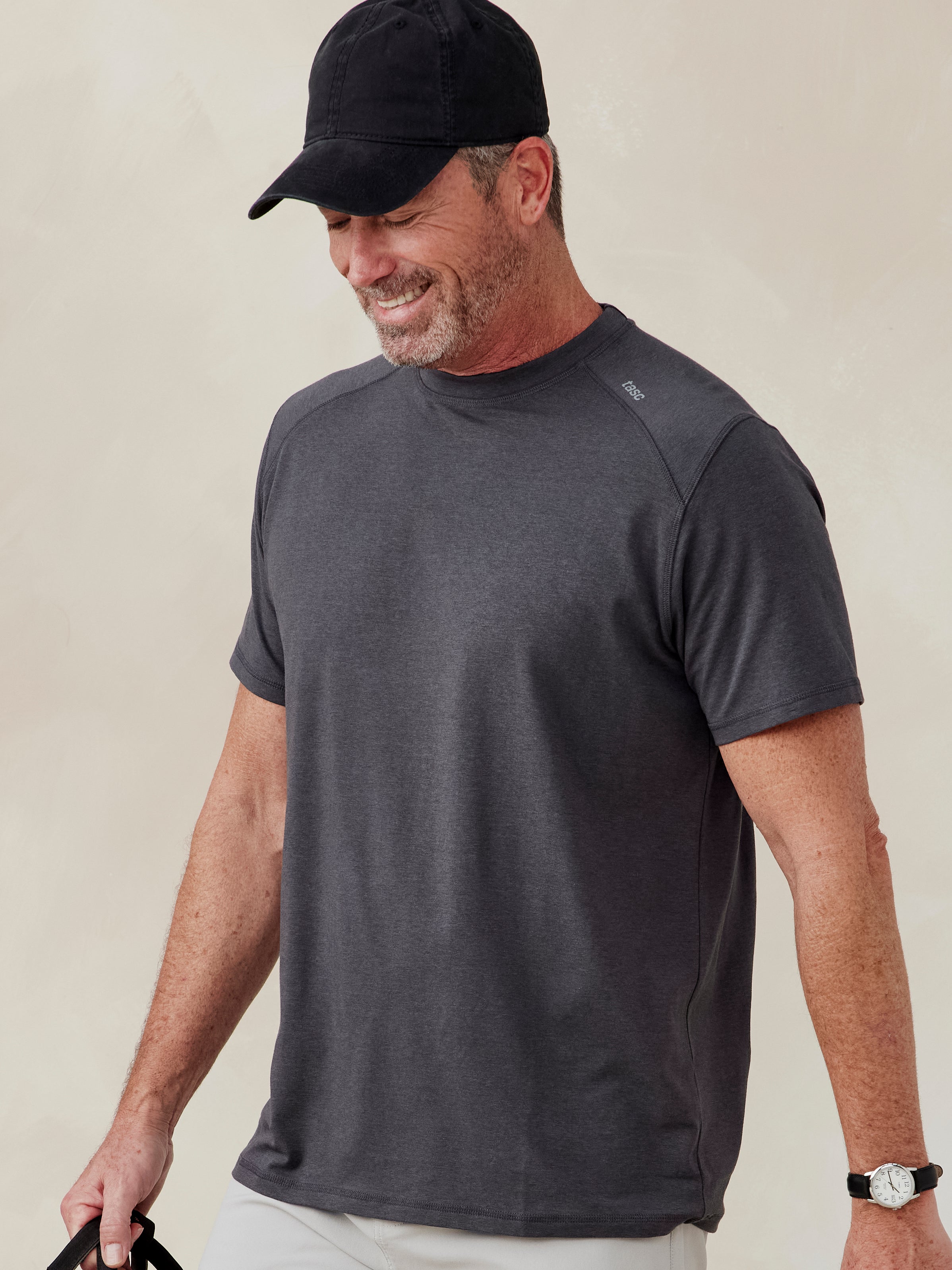 tasc Carrollton Short Sleeve T-Shirt (Cinder)