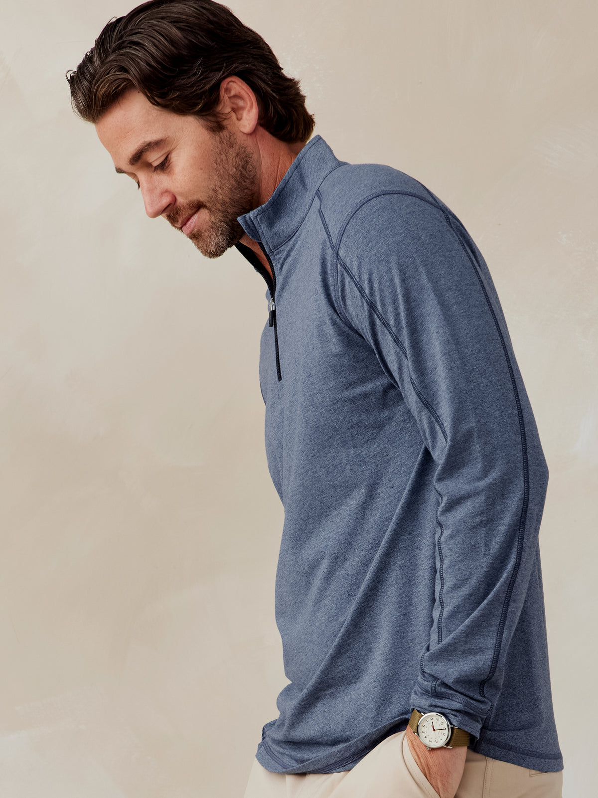 tasc Carrollton Quarter Zip (AdmiralJaspe)