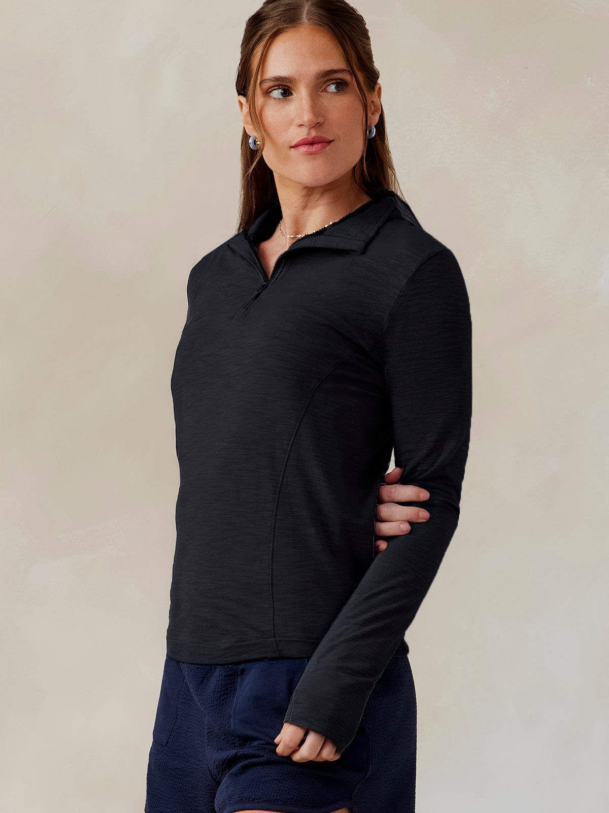 tasc Recess Quarter Zip (Black)