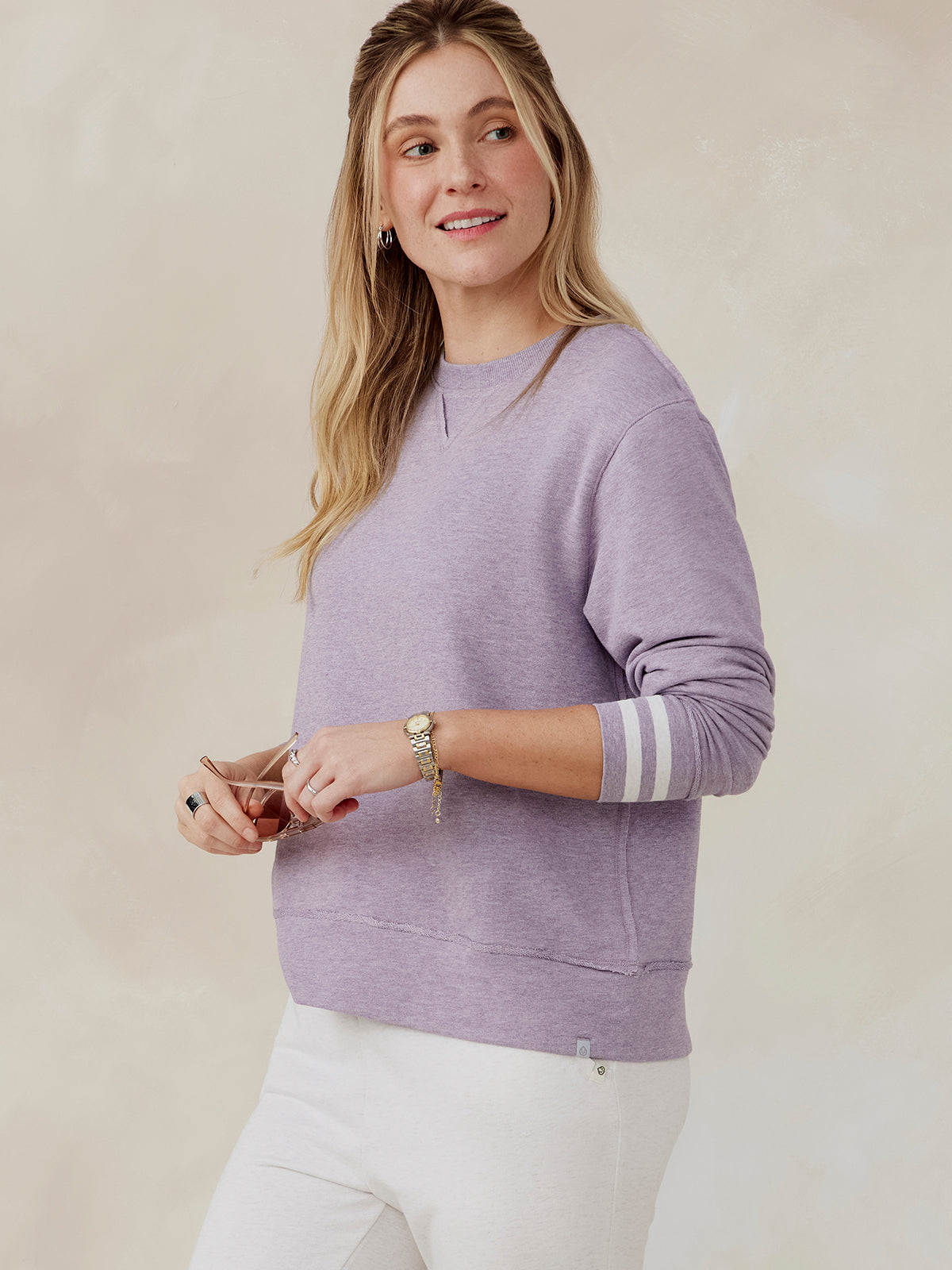 tasc Clubhouse French Terry Sweatshirt (EveningHeather)