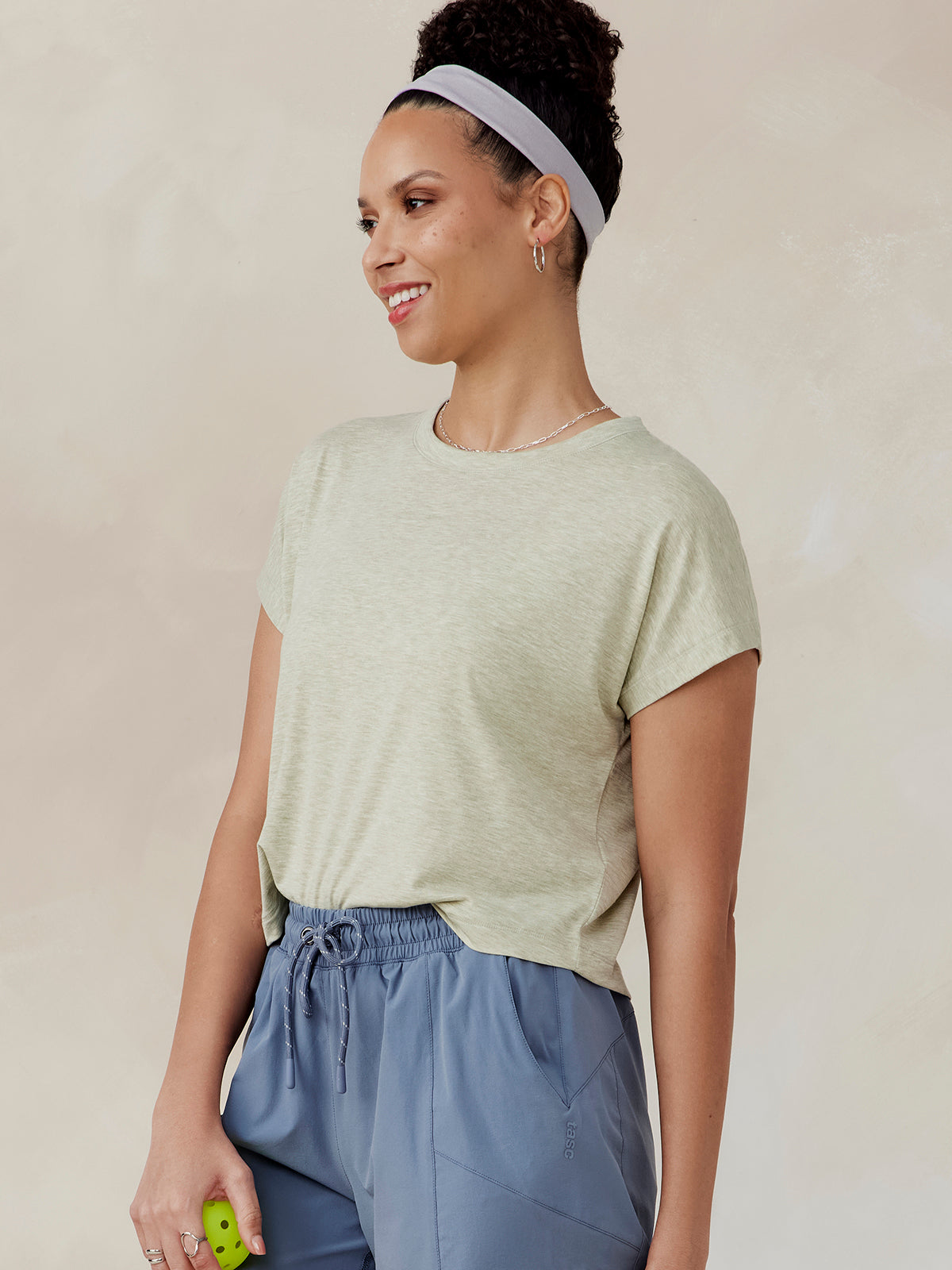 tasc Microair Mesh Flow T-Shirt (AgaveHeather)