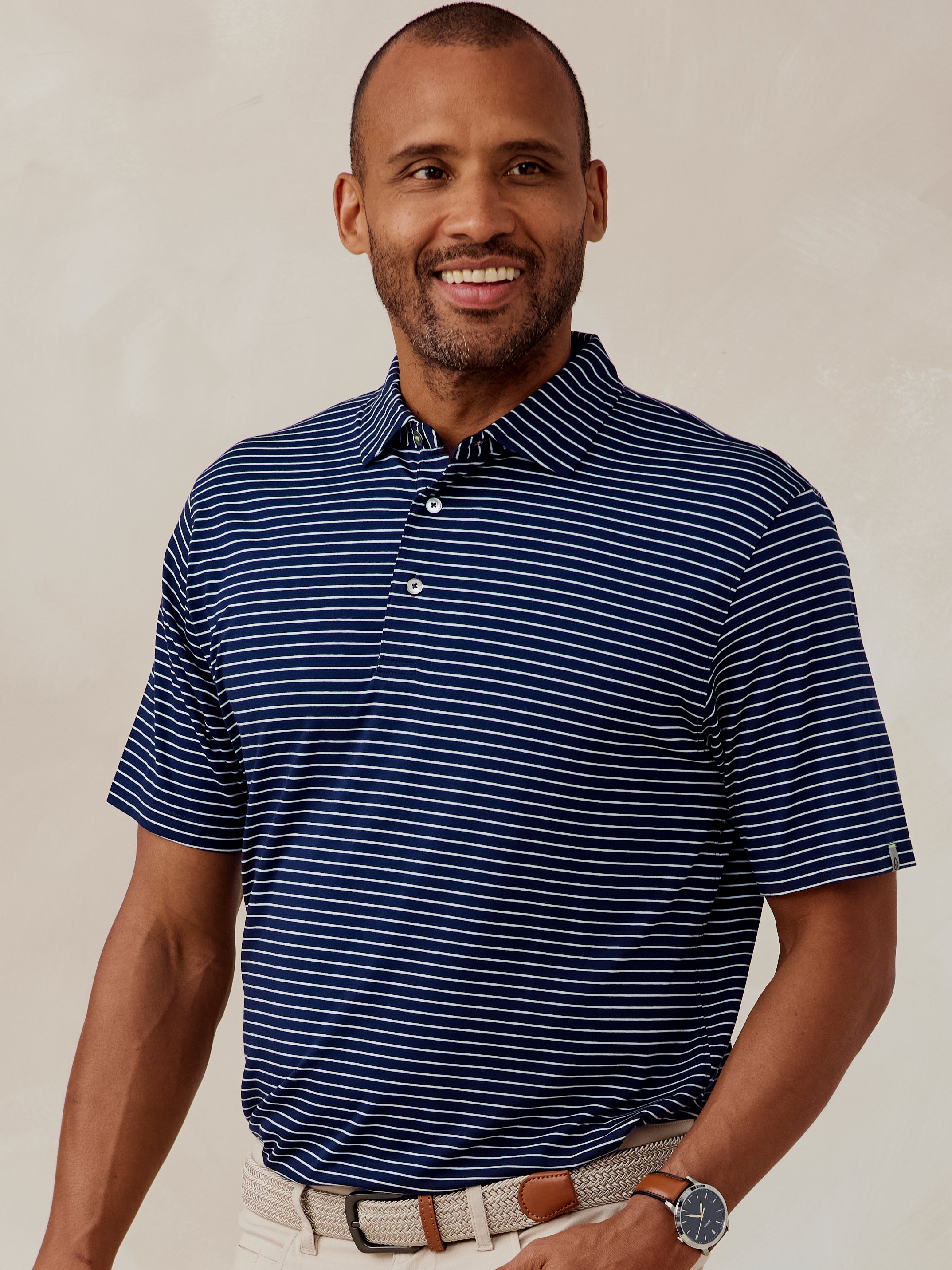 Cloud Polo Brookline Stripe – tasc Performance
