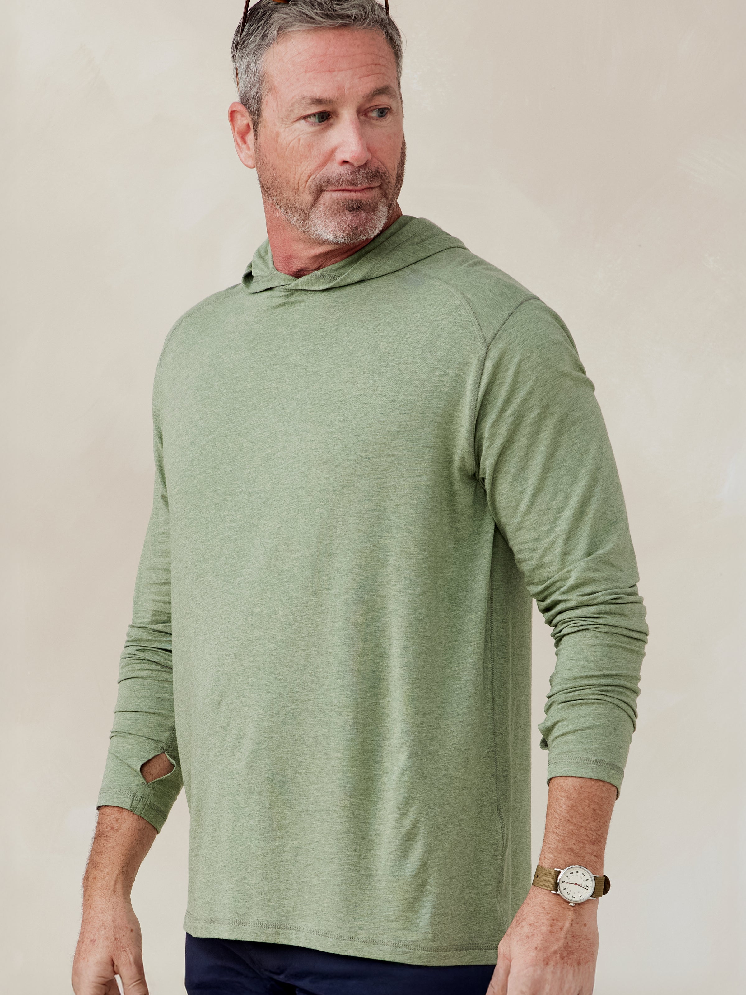 tasc Carrollton Hoodie (KelpHeather)