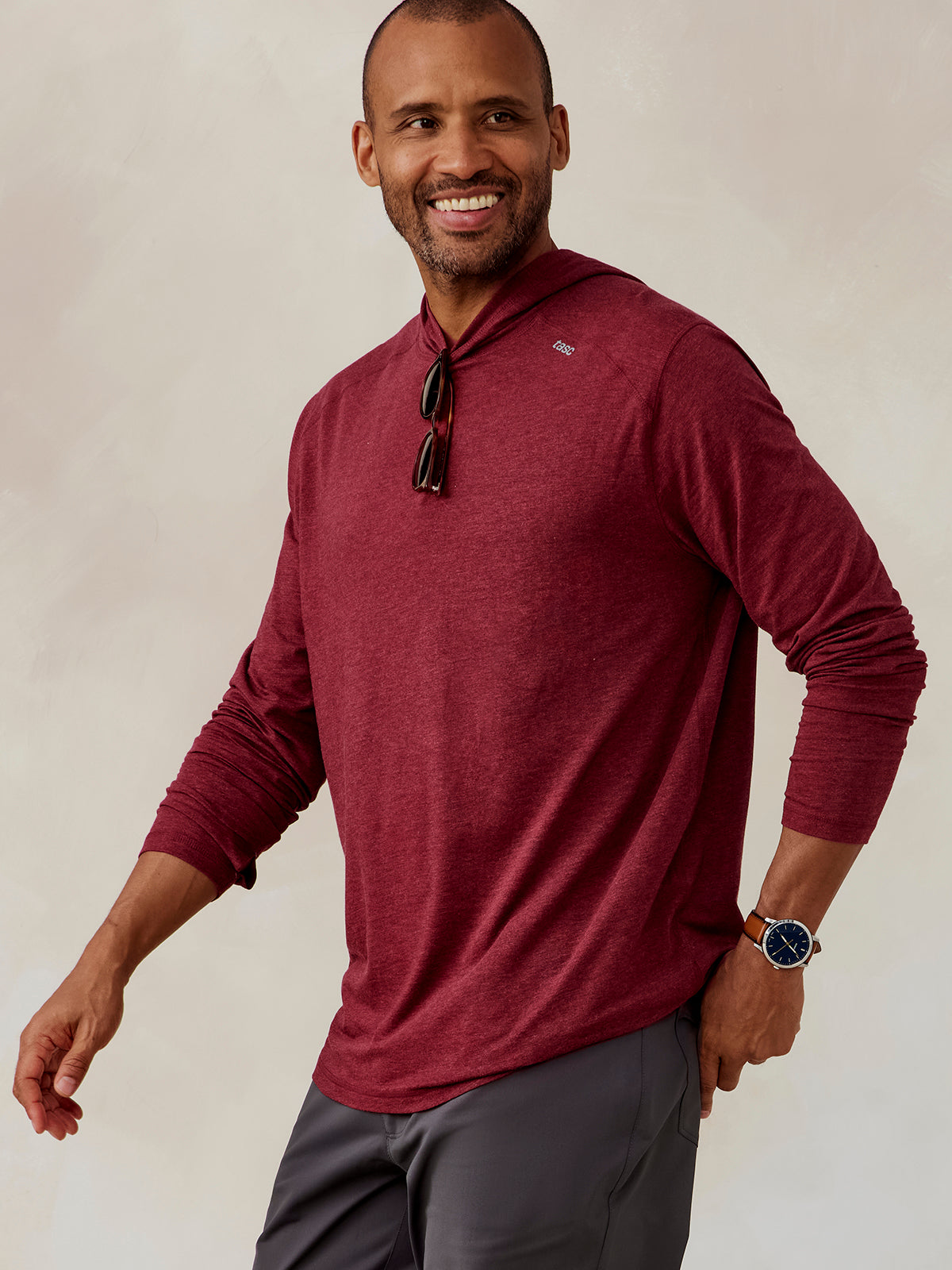 tasc Carrollton Hoodie (BrickHeather)