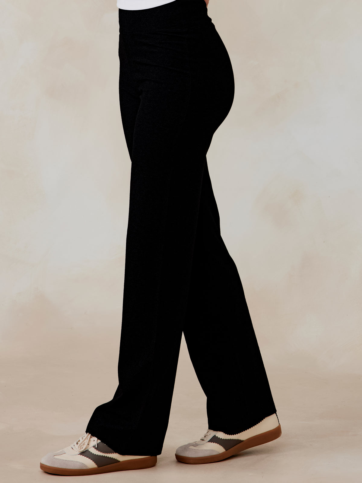 tasc Day to Day Wide Leg Pocket Legging (Black)