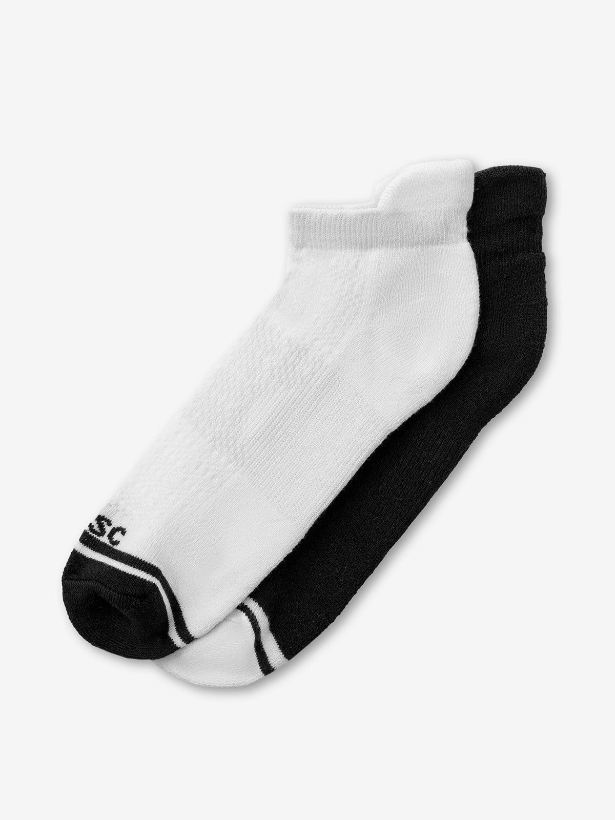 Bambare Bamboo Tabbed Sock 2-Pack (Black)