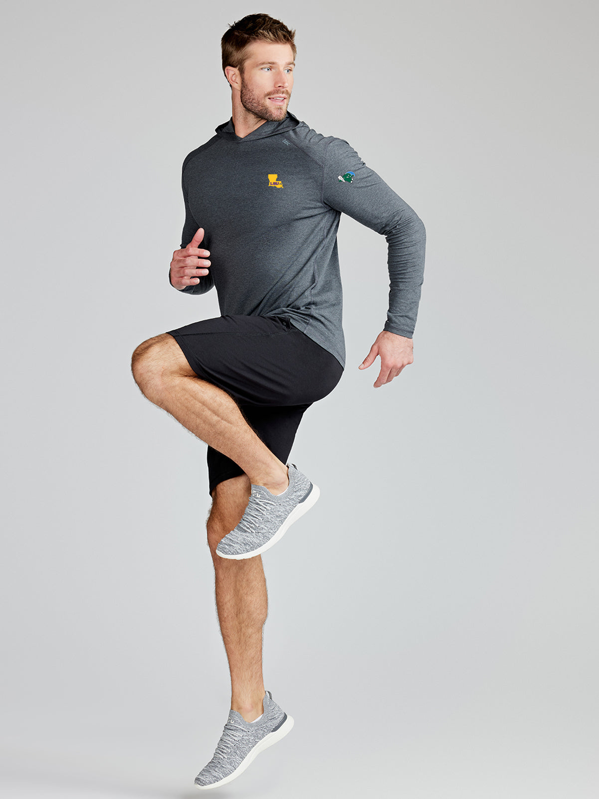 Carrollton Lightweight Hoodie - LSU – tasc Performance Carrollton Lightweight Hoodie - LSU – tasc Performance