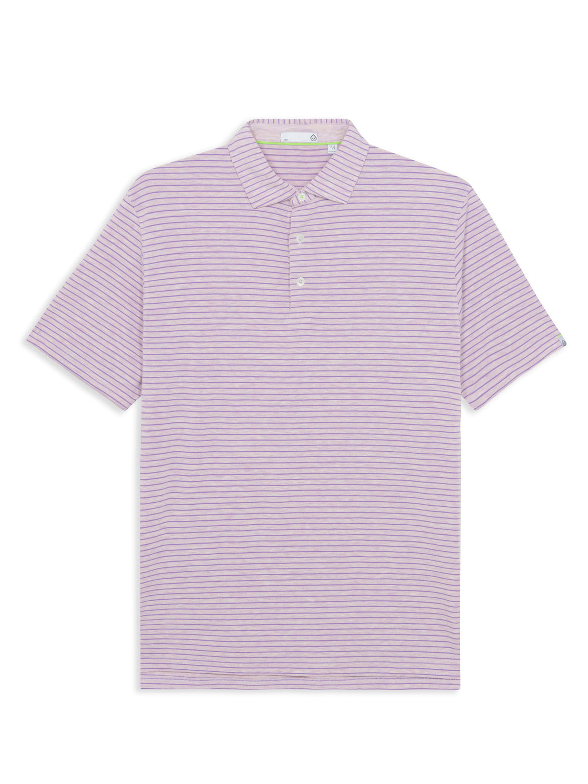 Cloud Polo - Brookline Stripe - tasc Performance (LilacHeather/Violet)