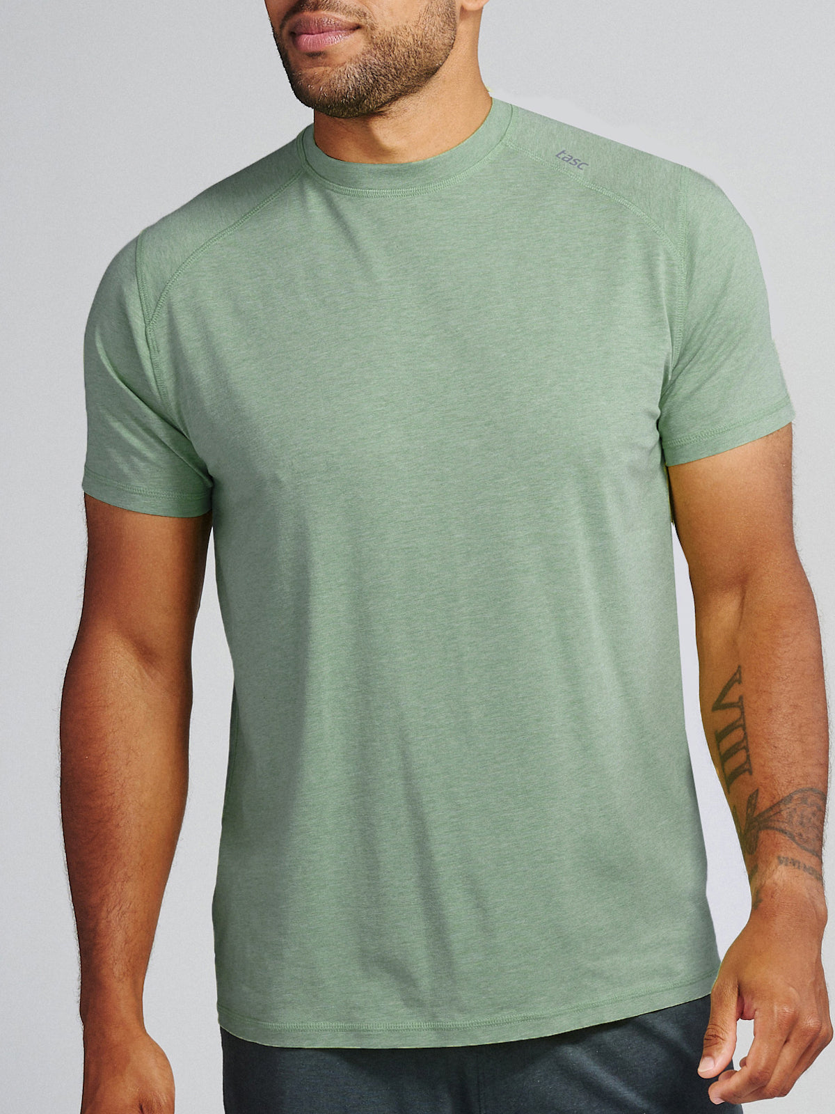 Carrollton Fitness T-Shirt Kelp Heather – tasc Performance
