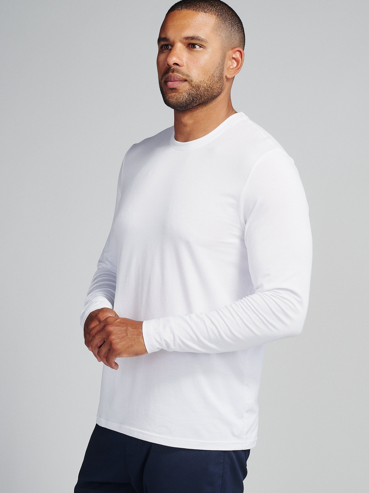 Pimaluxe Long Sleeve T-Shirt tasc Performance (White)