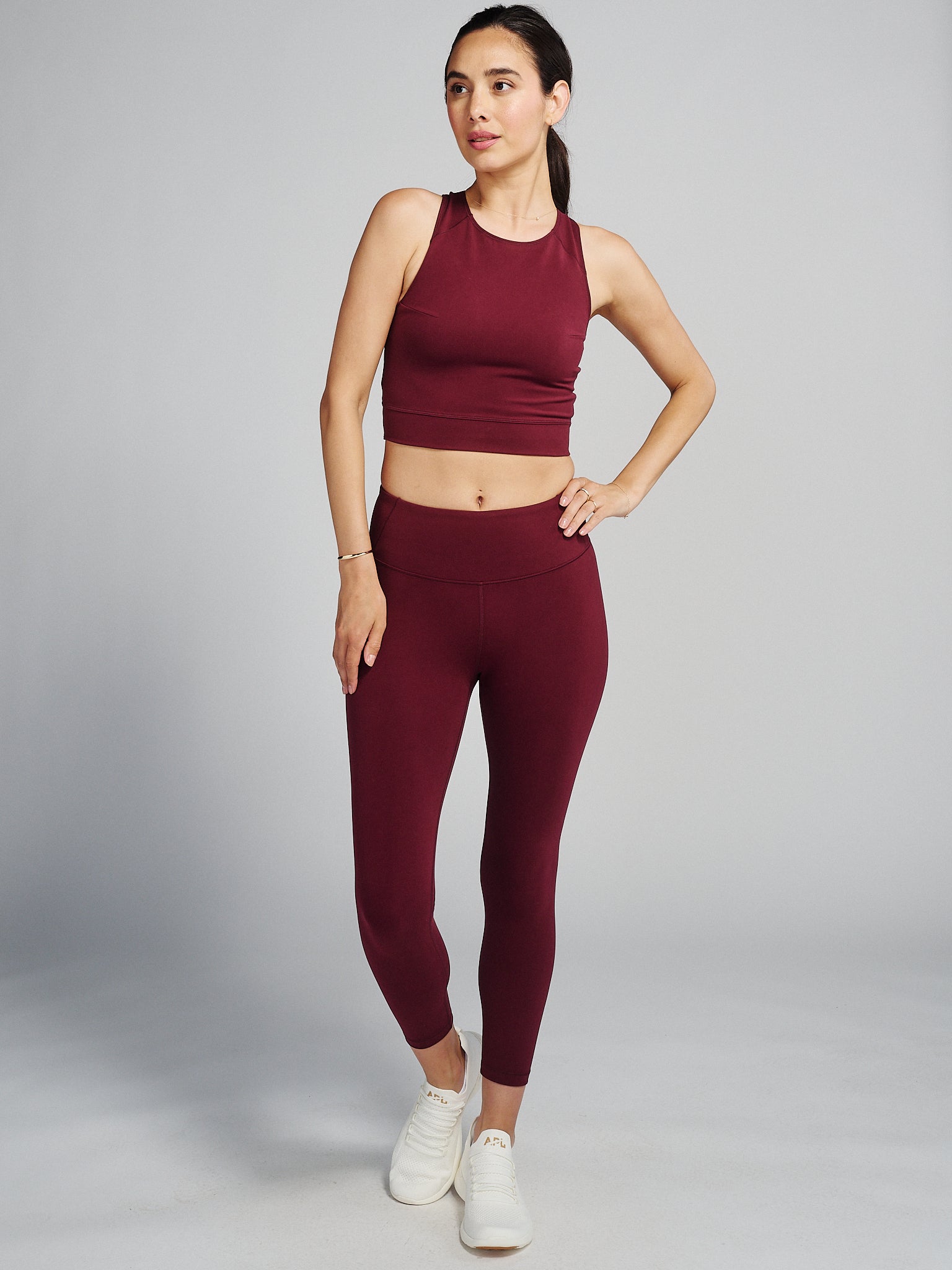 SculpTive Crop Tank tasc Performance (Wineberry)