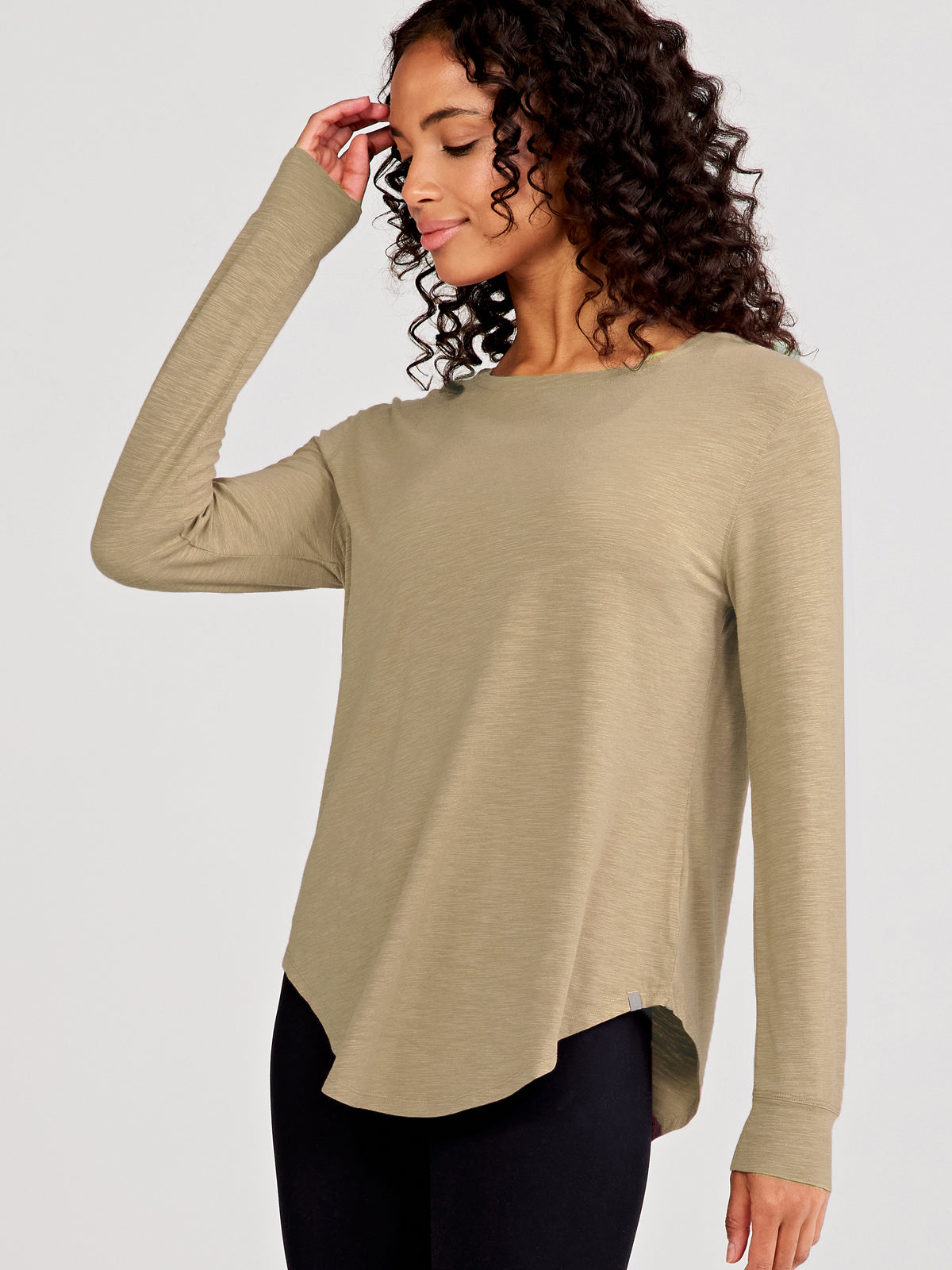 Longline Long Sleeve T-Shirt tasc performance (DesertHeather)