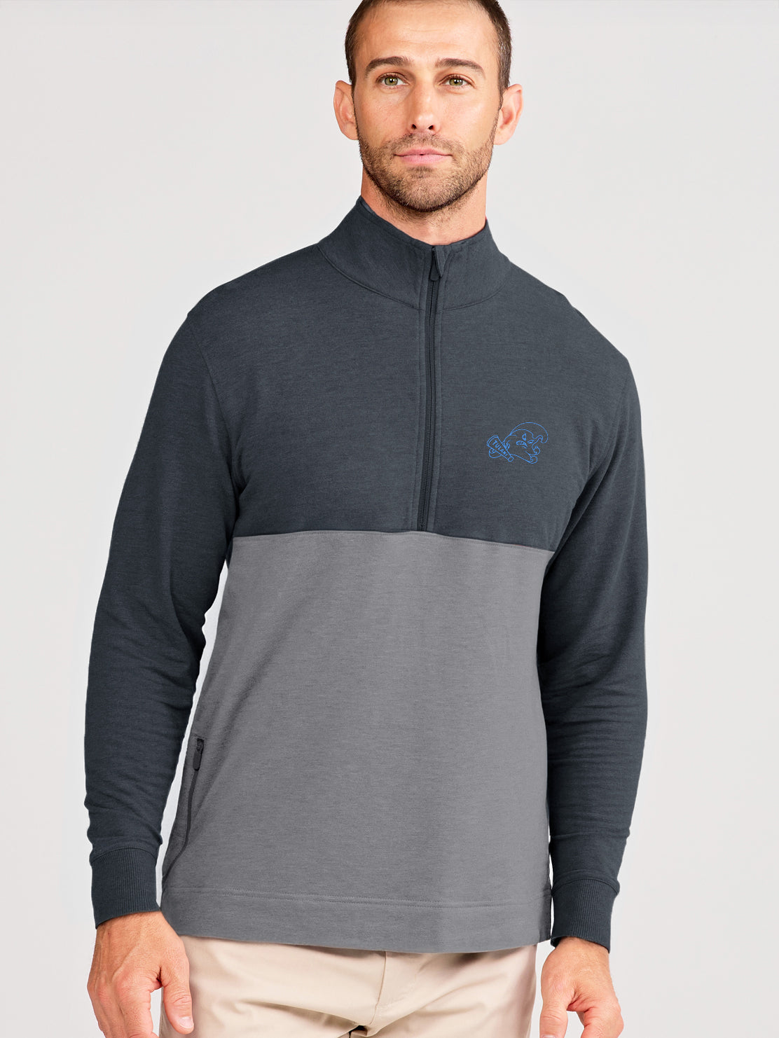 Venture Fleece 1/2 Zip - Tulane tasc Performance (IronHeather/HeatherGray)