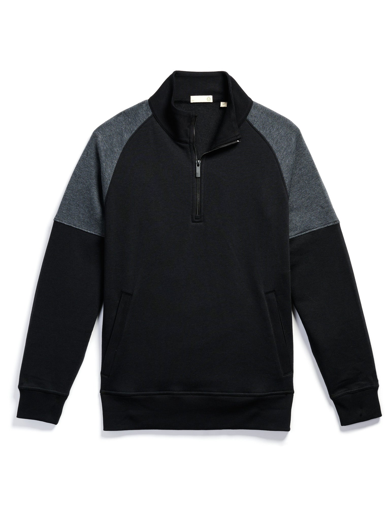 Transcend Fleece 1/4 Zip tasc Performance (Black/IronHeather)