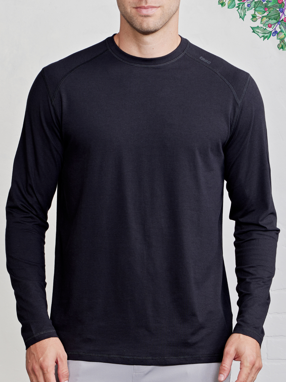 Carrollton Long Sleeve Fitness T-Shirt tasc Performance (Black)