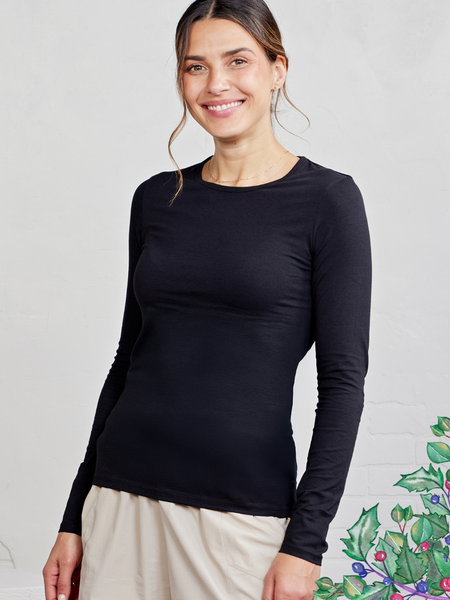 トップス ONC MERINO LONG SLEEVE SHIRTS BLACK 4 トップス ONC MERINO black size4 ONC MERINO LONG SLEEVE