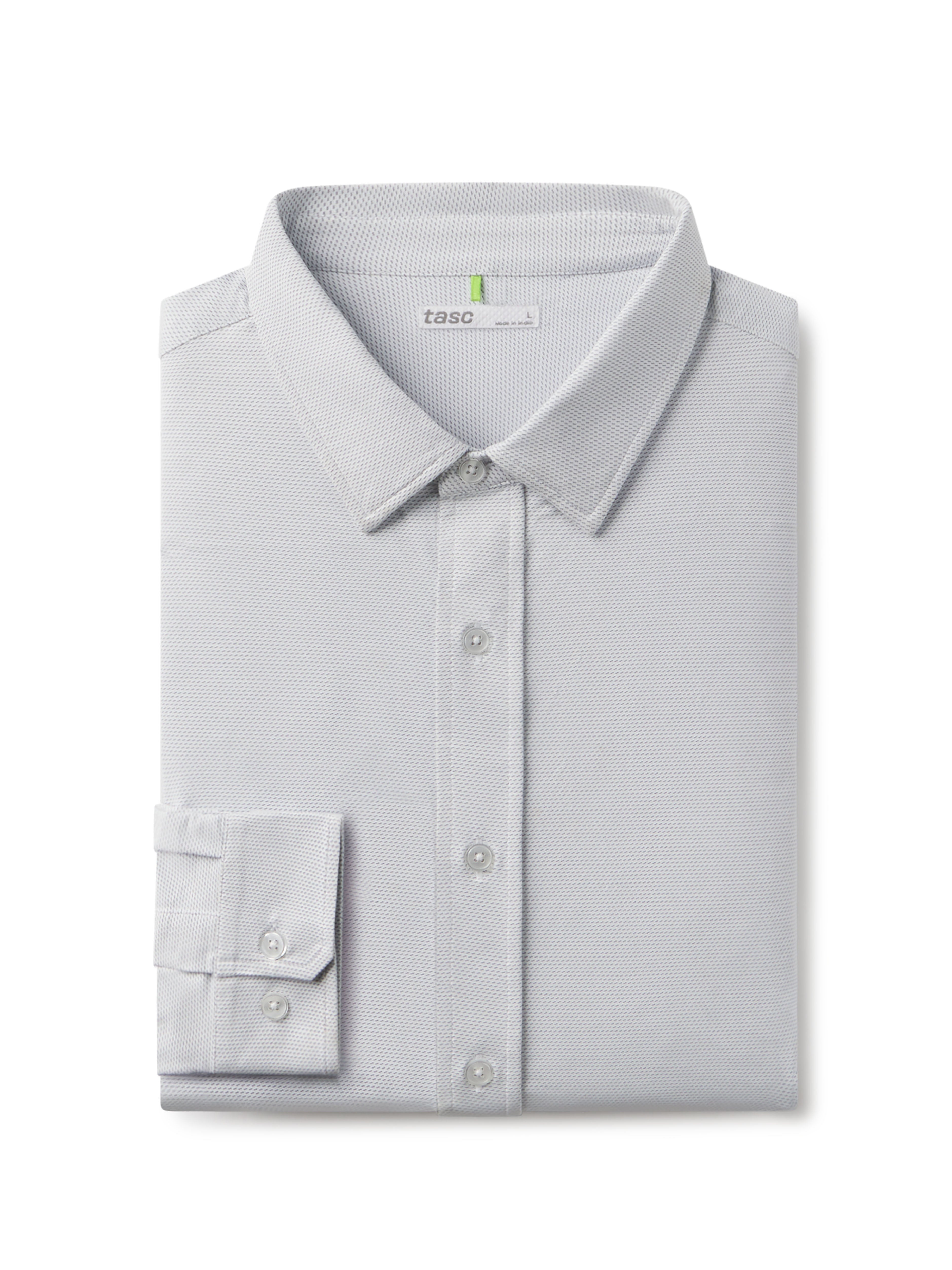 Wayfarer Tailored Fit Performance Button Down - tasc Performance (MarineBirdseye)