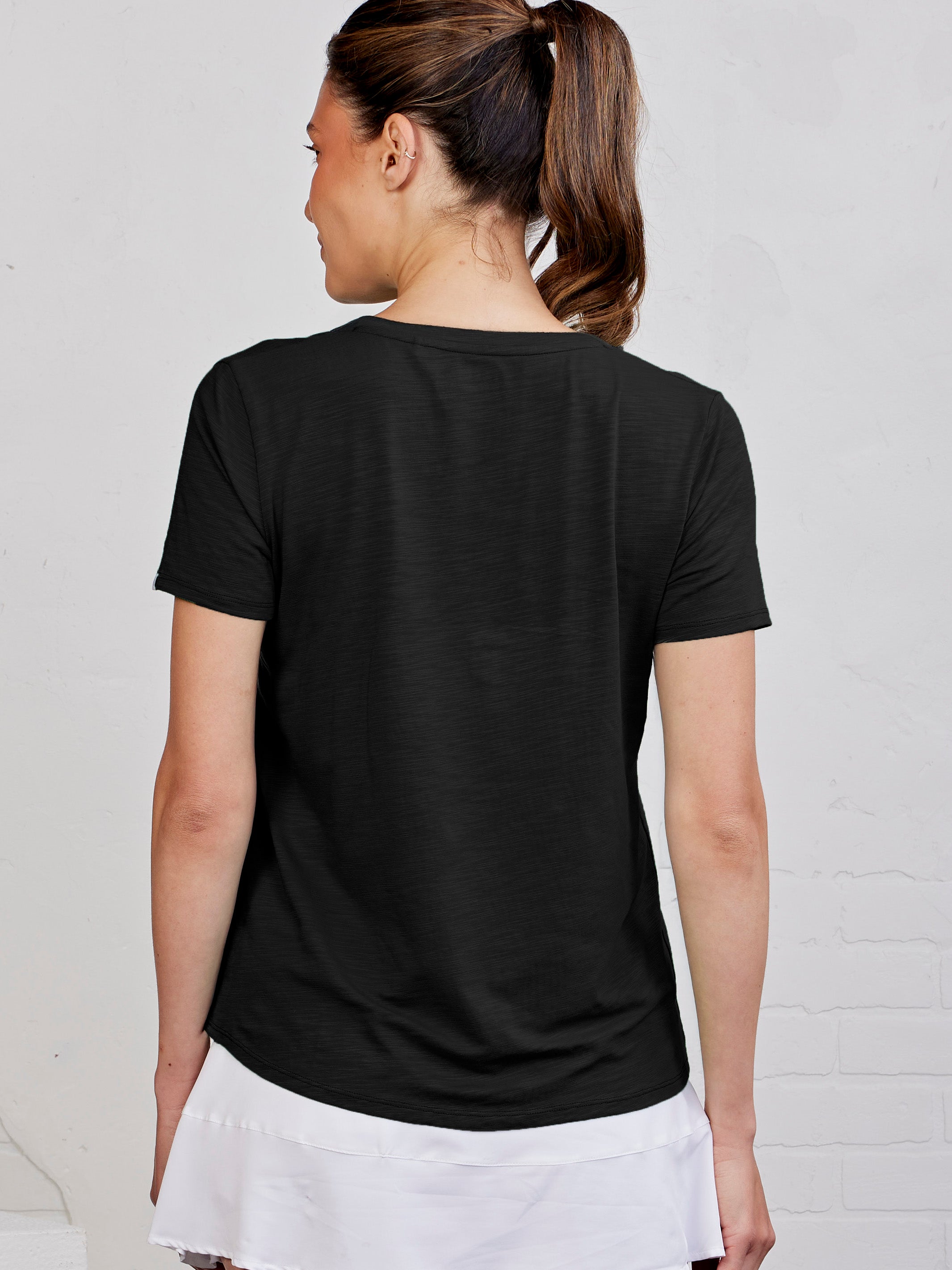 All Day V-Neck T-Shirt - LSU - tasc Performance (Black)