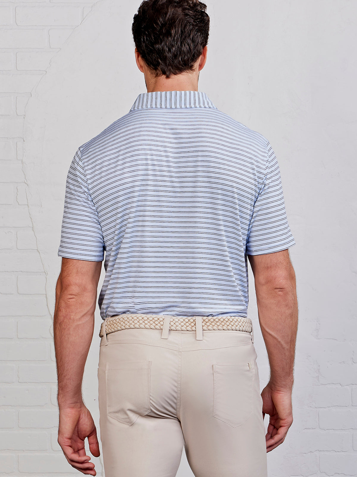 Cloud Polo - Doral Stripe - tasc Performance (NavyDoralStripe)