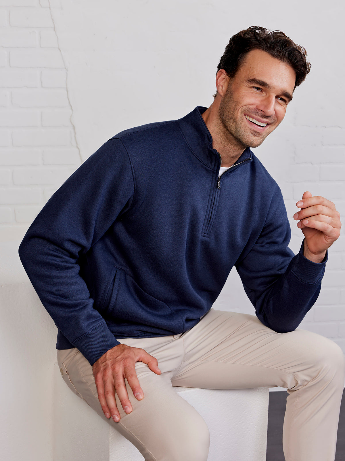 Legacy Heavyweight Fleece 1/4 Zip - tasc Performance (ClassicNavy)
