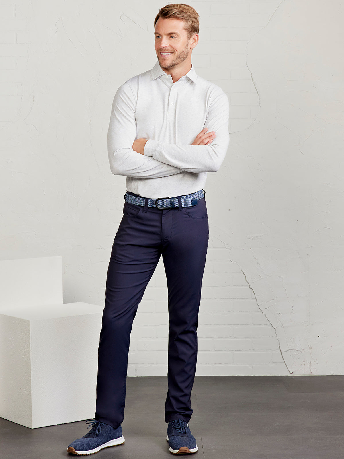 Westport Long Sleeve Polo - tasc Performance (MarbleHeather)