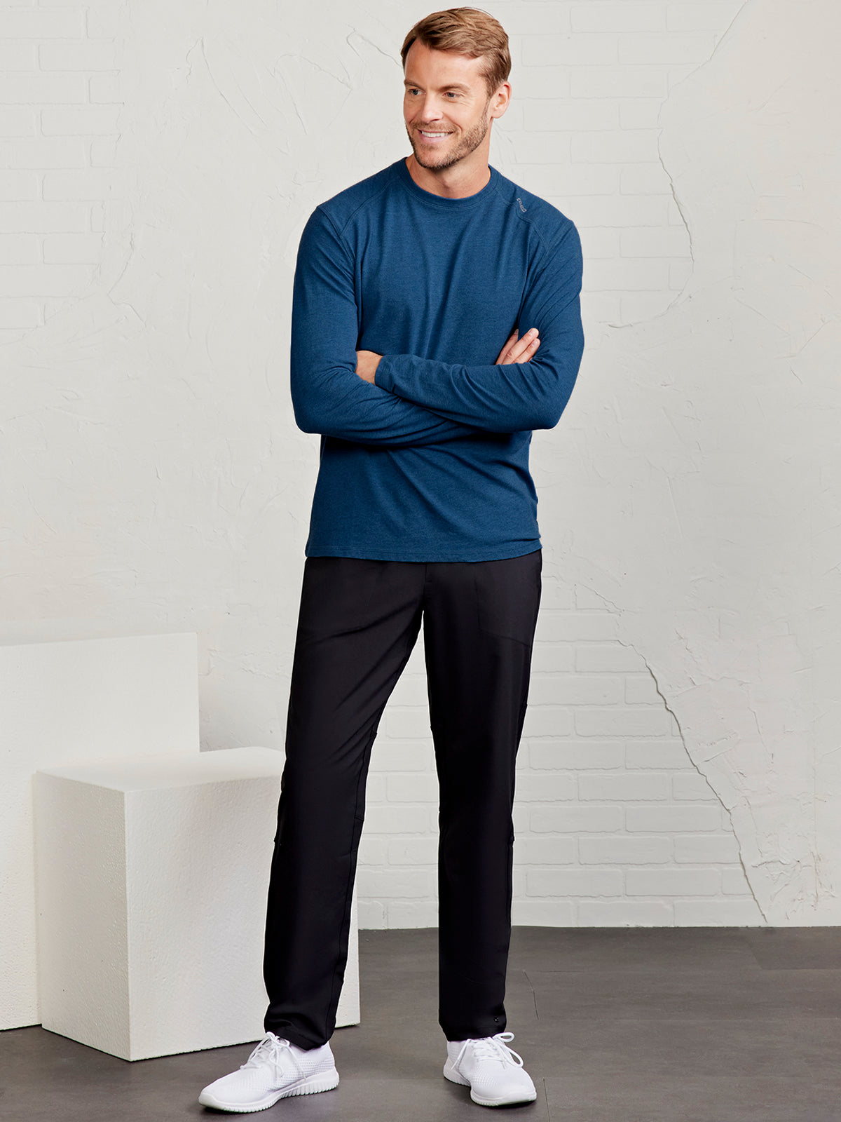 Carrollton Long Sleeve Fitness T-Shirt - tasc Performance (CavernHeather)