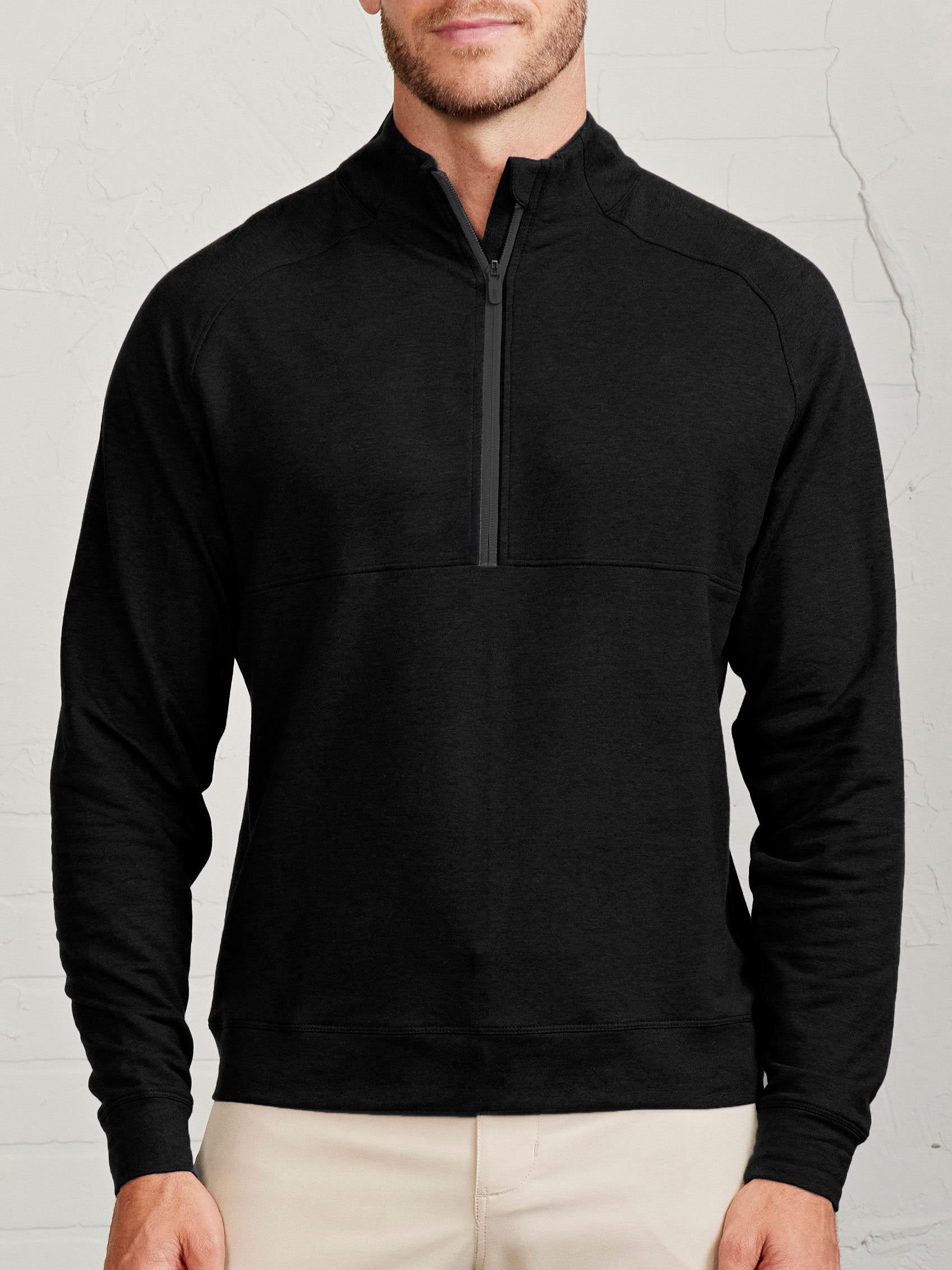 Atlas Lightweight Fleece 1/2 Zip - tasc Performance (Black)