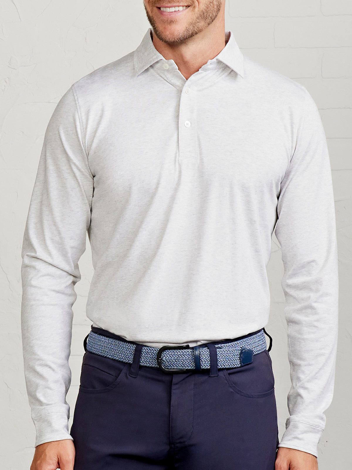 Westport Long Sleeve Polo - tasc Performance (MarbleHeather)