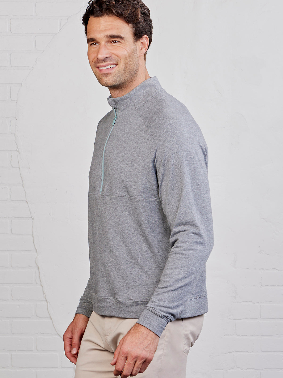 Atlas Lightweight Fleece 1/2 Zip - tasc Performance (HeatherGray)
