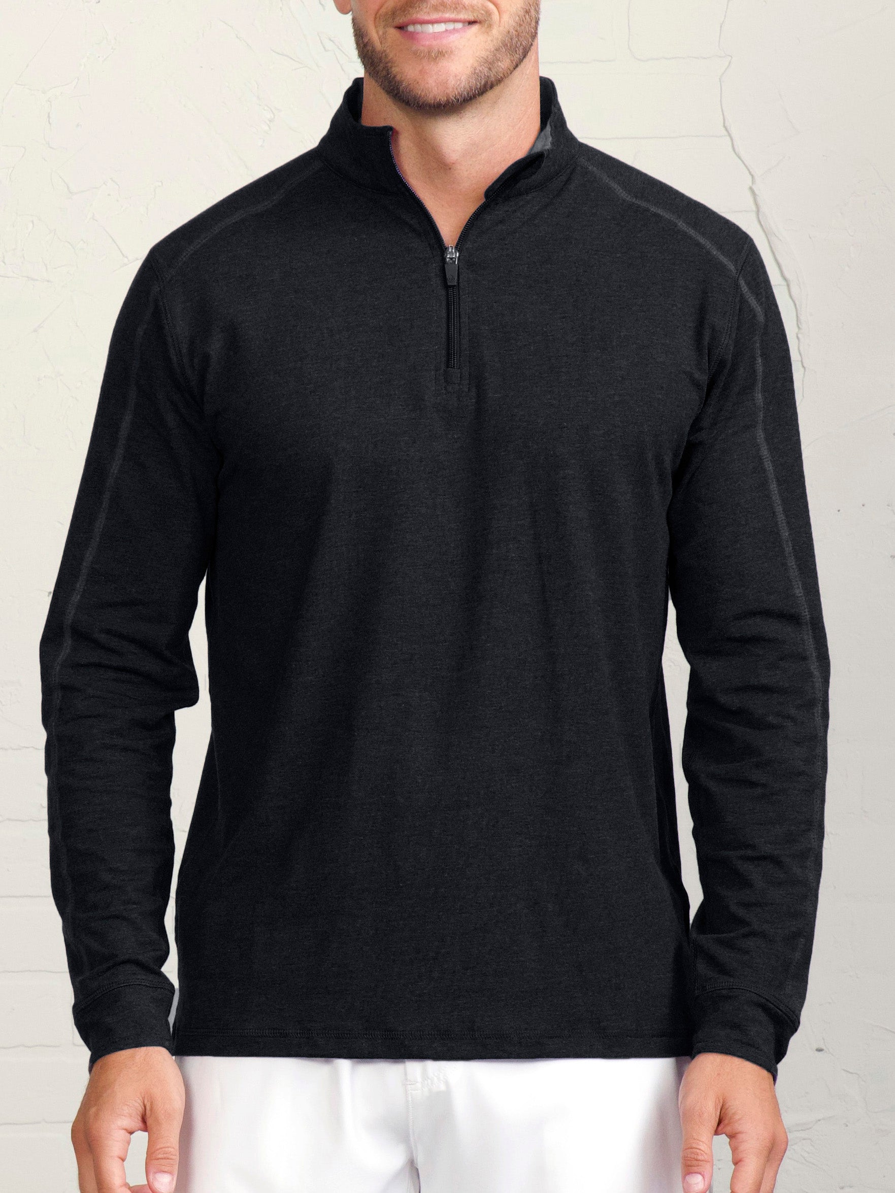 Carrollton 1/4 Zip - tasc Performance (Black/Gunmetal)