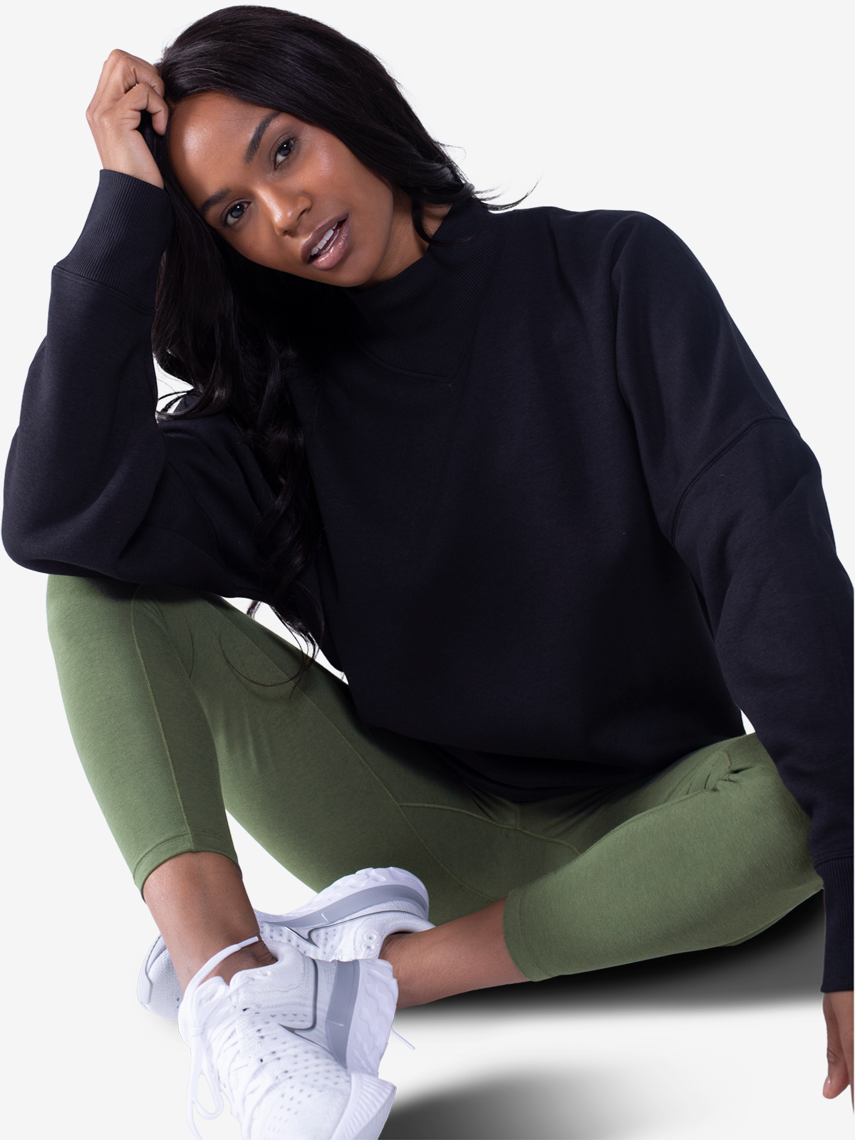 Legendary Fleece Mock Neck Sweatshirt tasc Performance