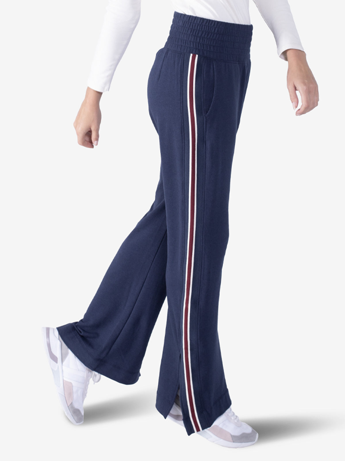 Buy online Dark Blue Cotton Blend Track Pants from bottom wear for Women by  Moonaah for ₹1099 at 58% off | 2024 Limeroad.com