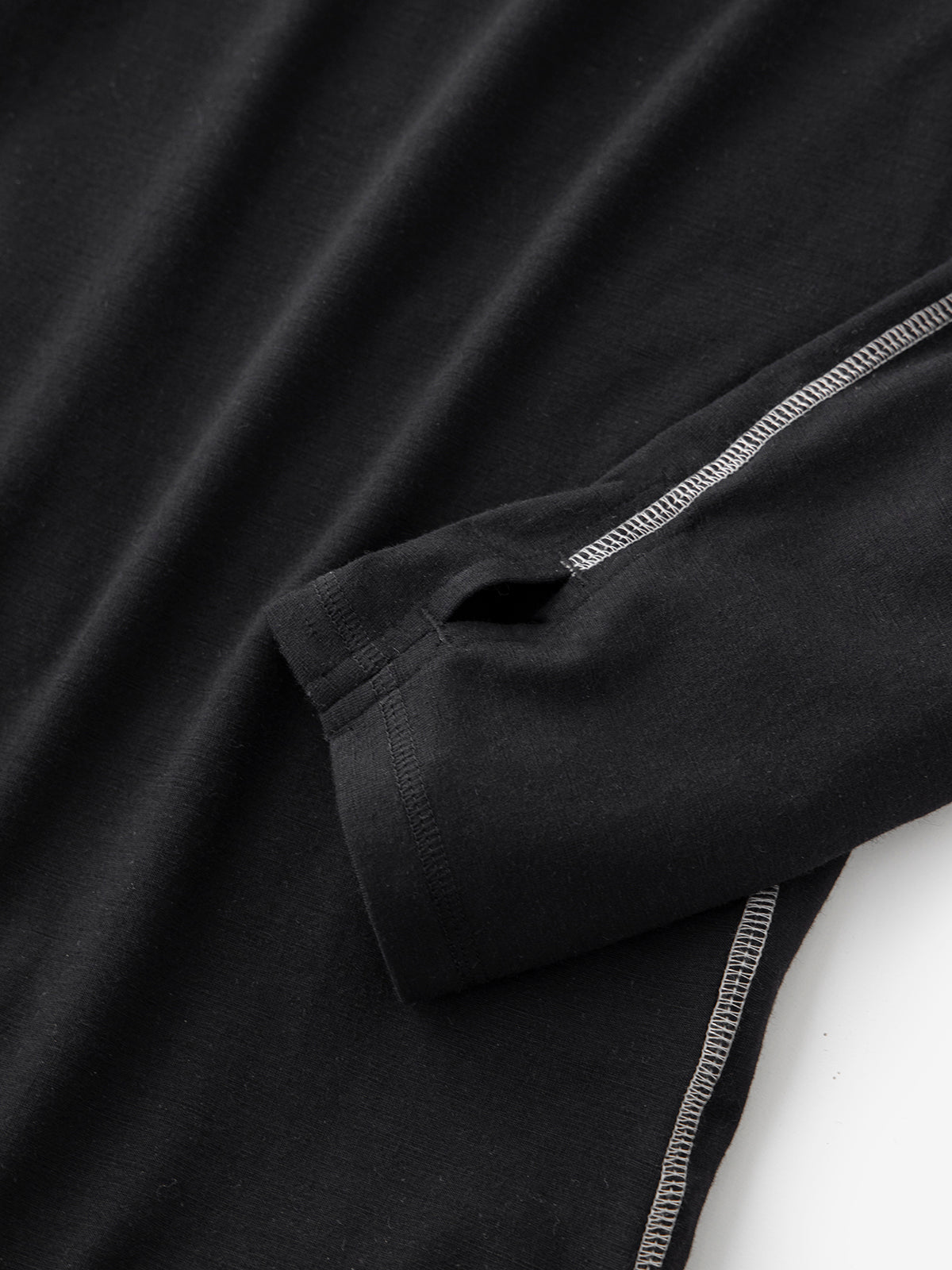 Men's Merino Fusion Long Sleeve Base Layer tasc Performance (Black)