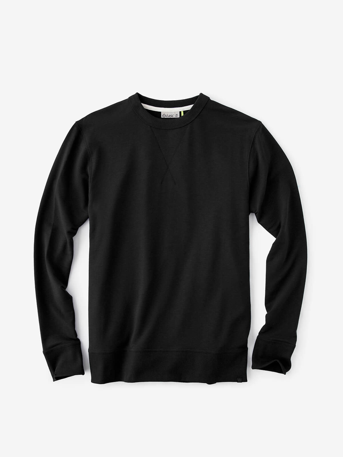 Varsity French Terry Sweatshirt - tasc Performance (Black)