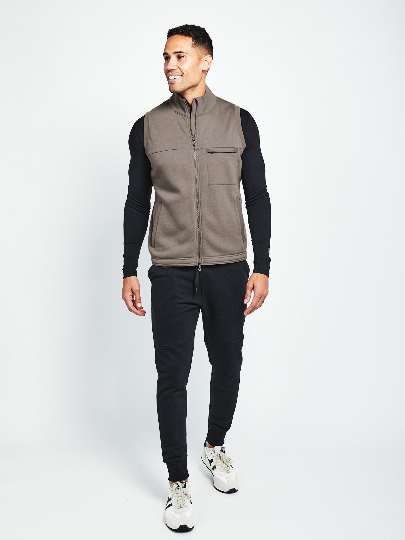 Legendary Fleece Vest tasc performance (DriftwoodHeather)