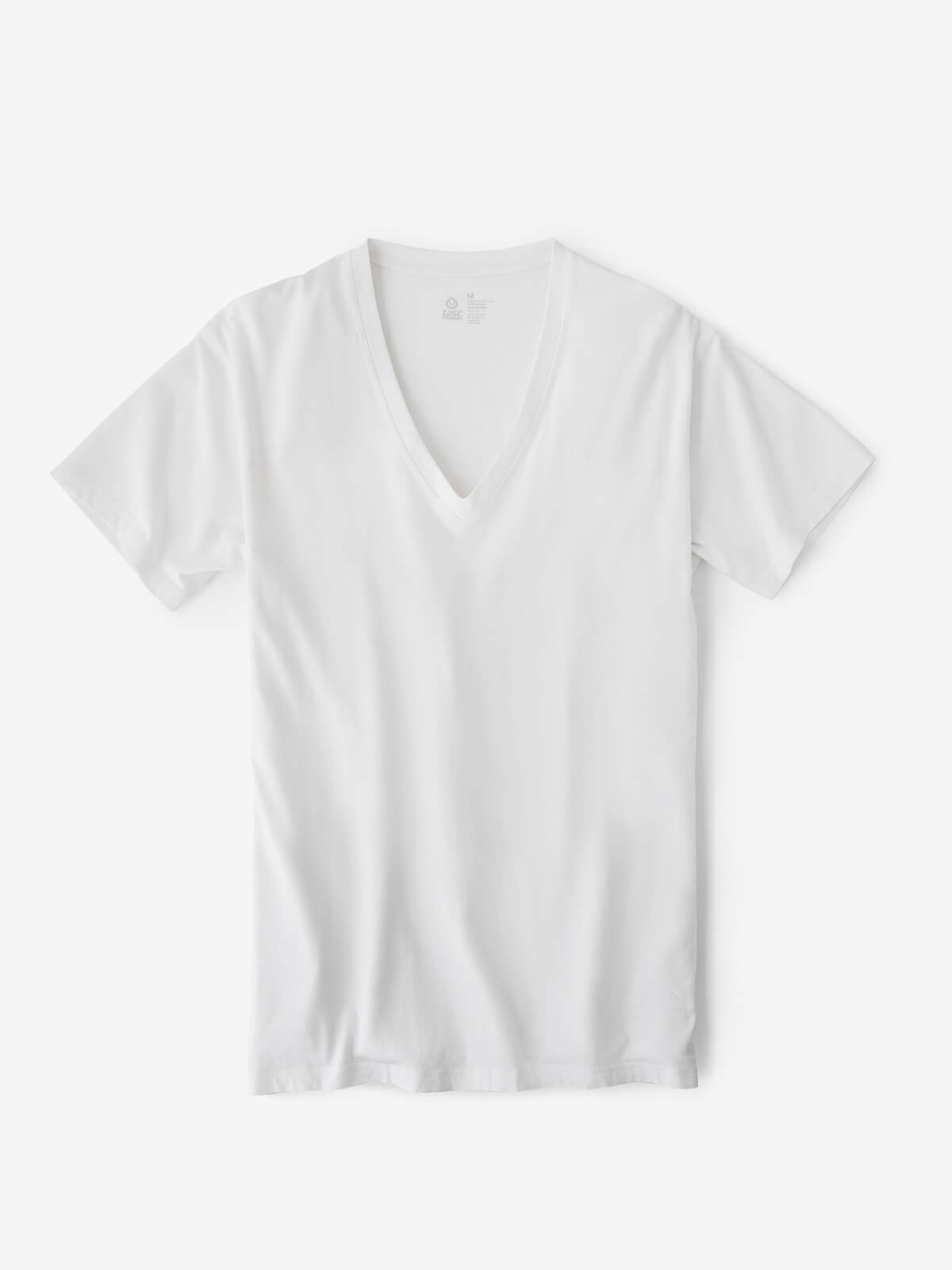 tasc Performance - Deep V-Neck Undershirt - (White)